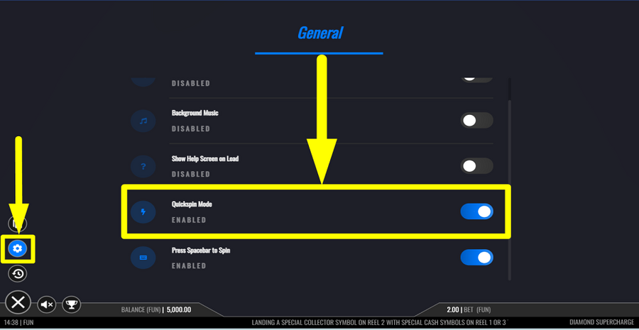 Diamond Supercharge Turbo Feature