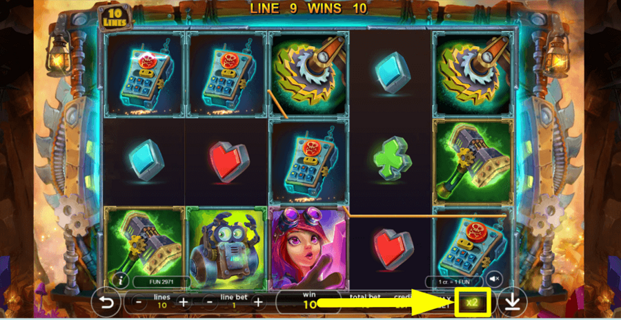 Diamonds Maker Gamble Feature