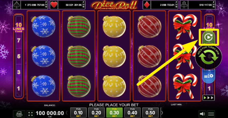 Dice And Roll Christmas Edition Autoplay