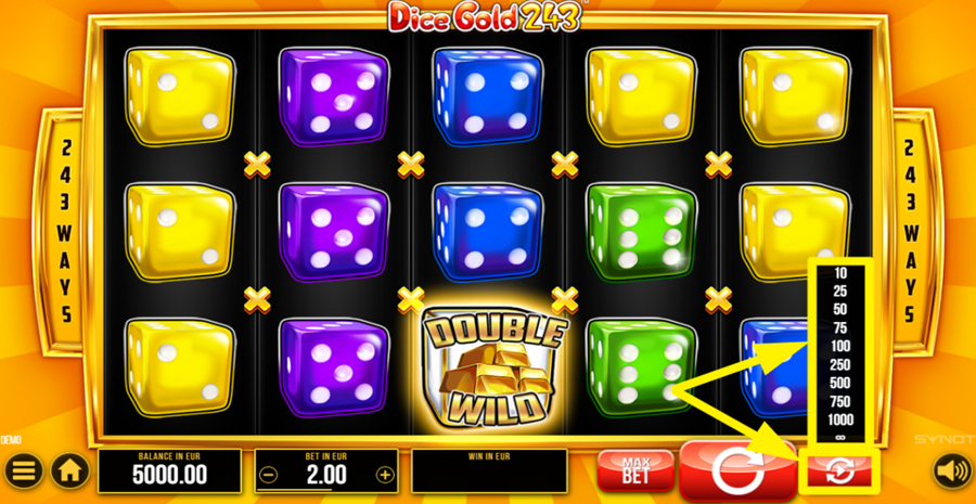 Dice Gold 243 Autoplay