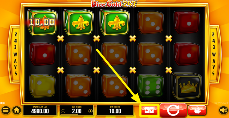 Dice Gold 243 Gamble