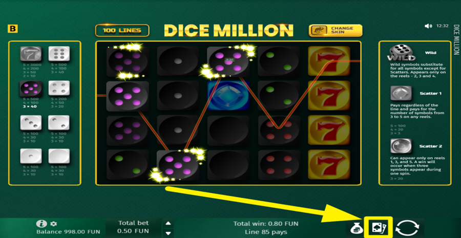 Dice Million Gamble