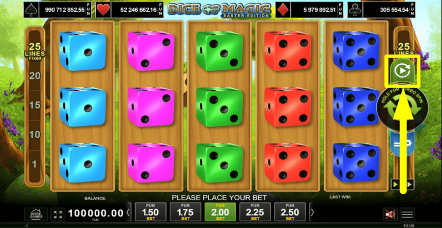 Dice Of Magic Easter Edition Autoplay Feature