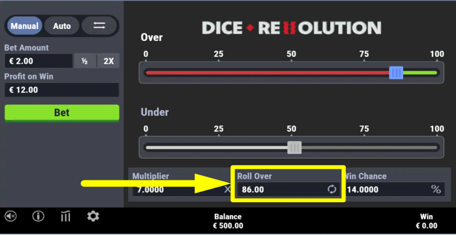 Dice Revolution Switch Bets