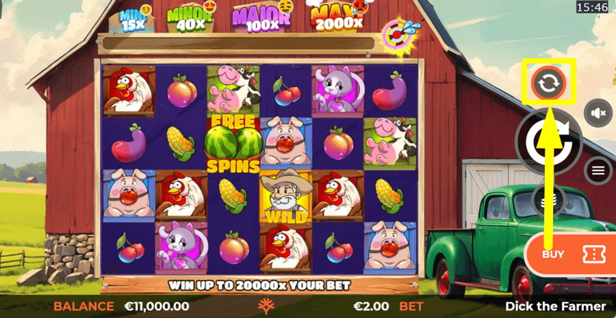 Dick The Farmer Autoplay Feature