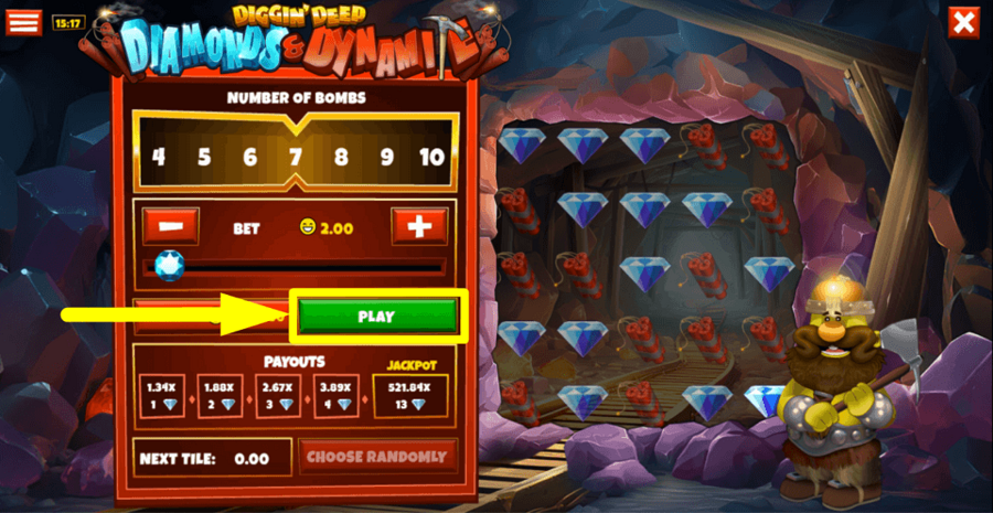 Diggin Deep Diamonds And Dynamite Play Button