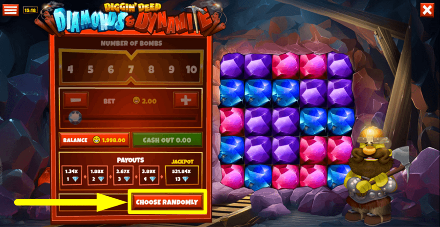 Diggin Deep Diamonds And Dynamite Random Choice