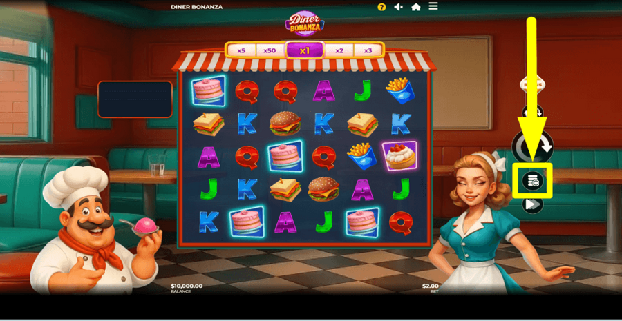 Diner Bonanza Bet Value