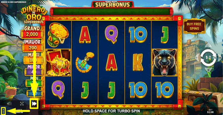 Dinero N Oro Superbonus Turbo Feature