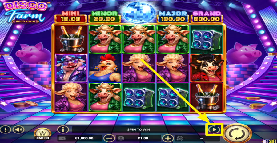 Disco Farm Hold And Win Autoplay