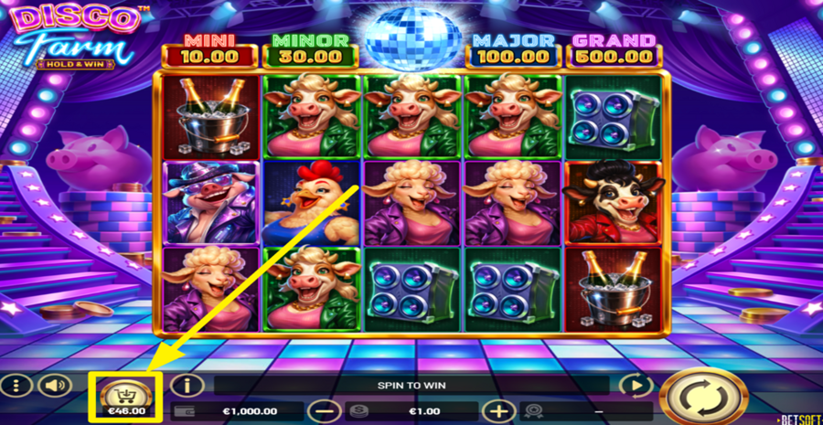 Disco Farm Hold And Win Buy Bonus