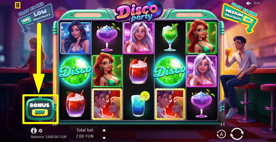 Disco Party Buy Feature