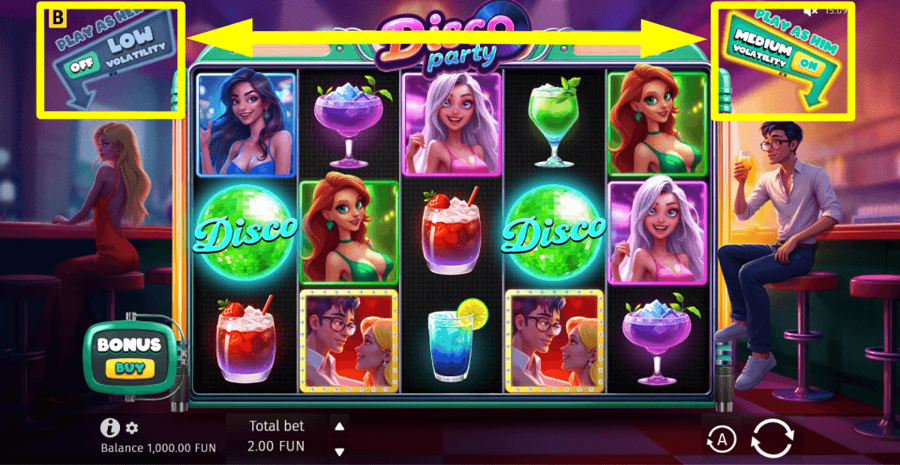 Disco Party Volatility Feature