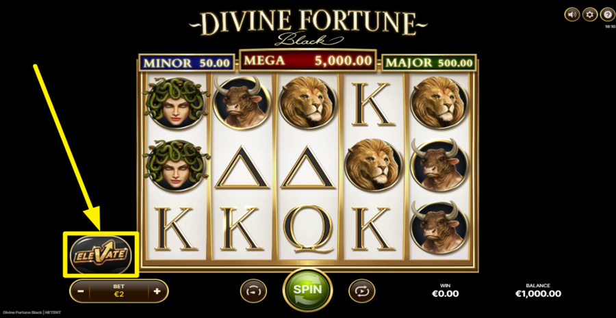 Divine Fortune Black Elevate