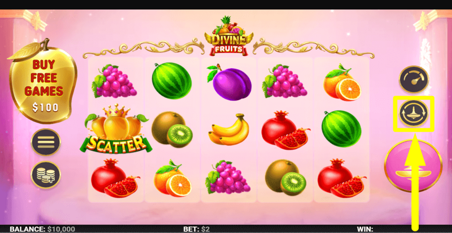 Divine Fruit Autoplay Feature
