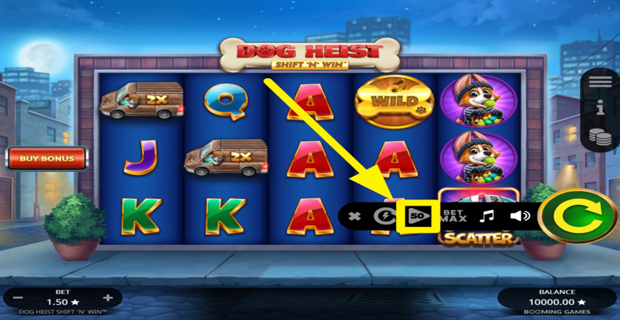 Dog Heist Shift N Win Autoplay