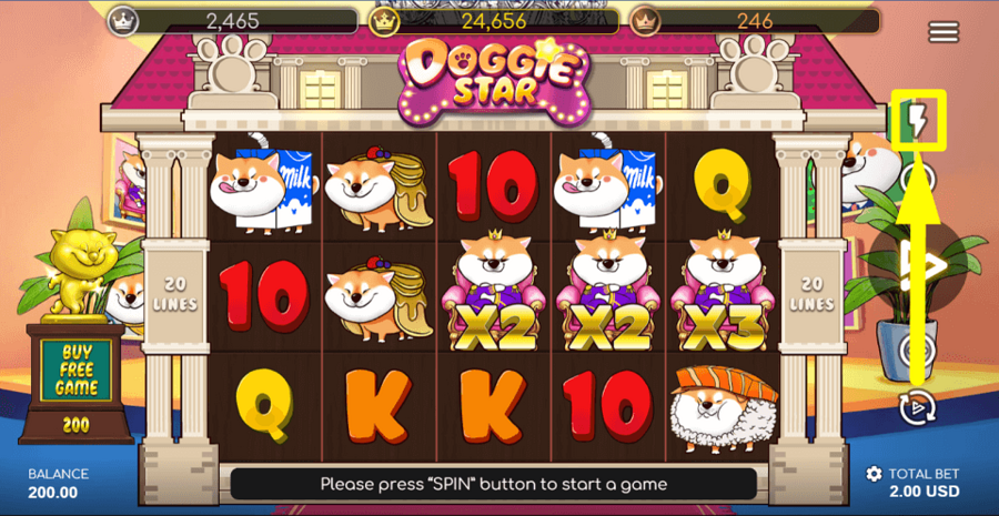 Doggie Star Turbo Feature