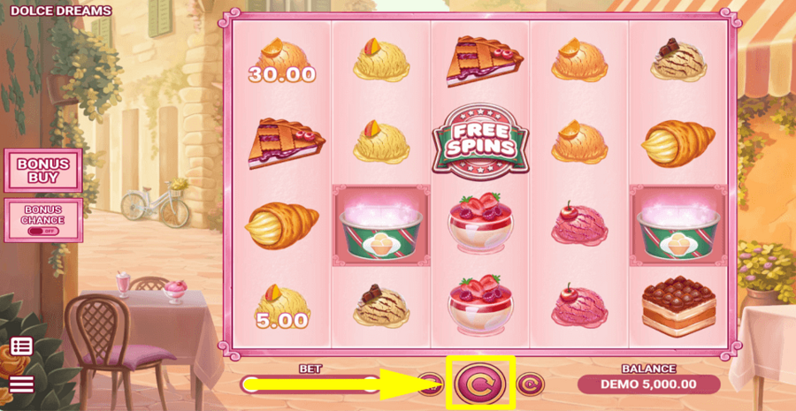 Dolce Dream Spin Button