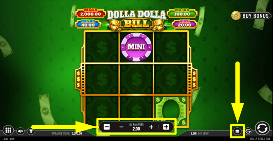 Dolla Dolla Bill Bet Value