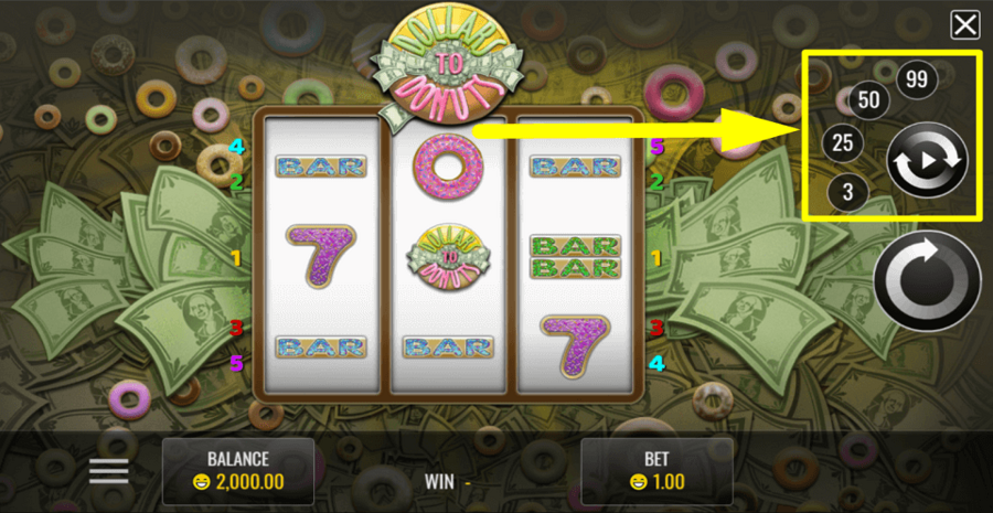 Dollars To Donuts Autoplay Feature