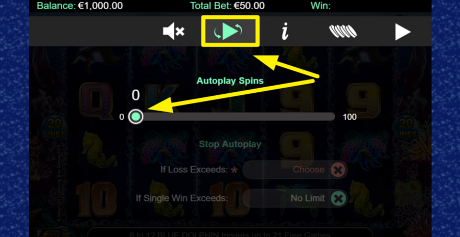Dolphin Gold Autoplay Feature