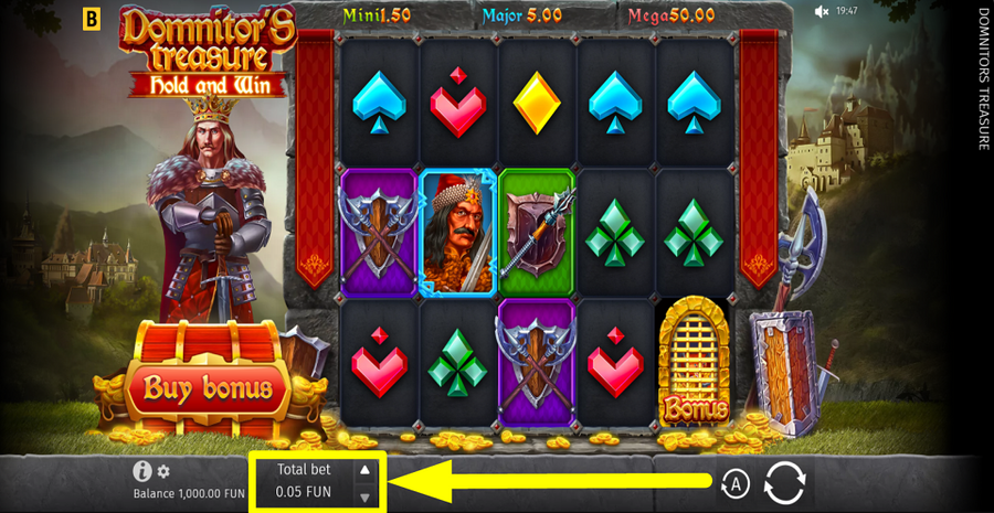 Domnitors Treasure Choose Bet