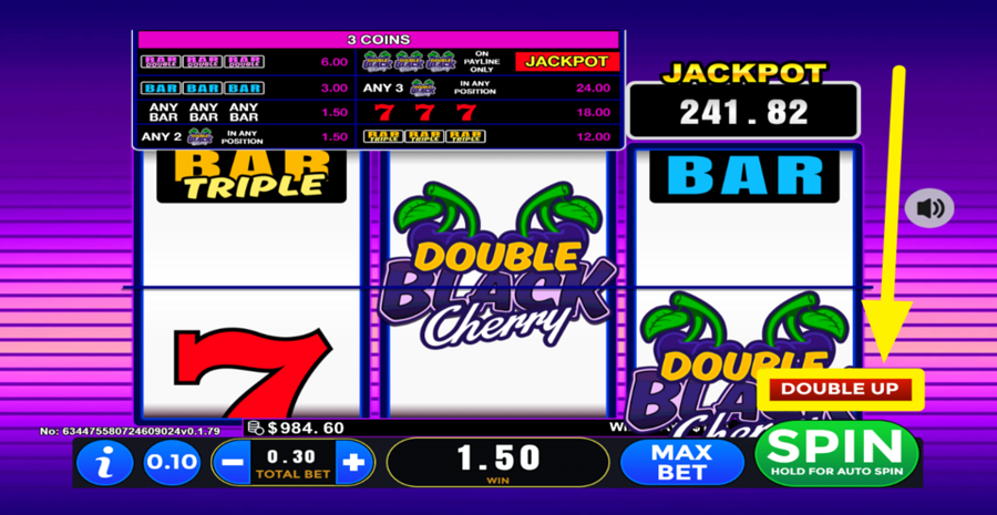 Double Black Cherry Double Up
