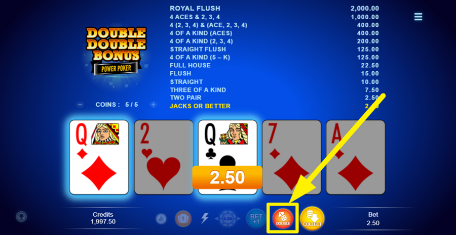 Double Double Bonus Power Poker Double