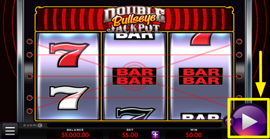 Double Jackpot Bullseye Spin Button