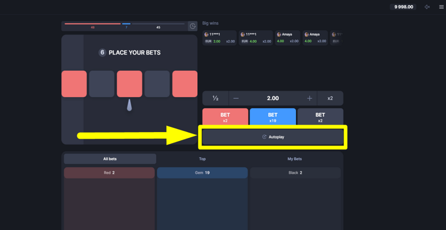 Double Roulette Autoplay Feature