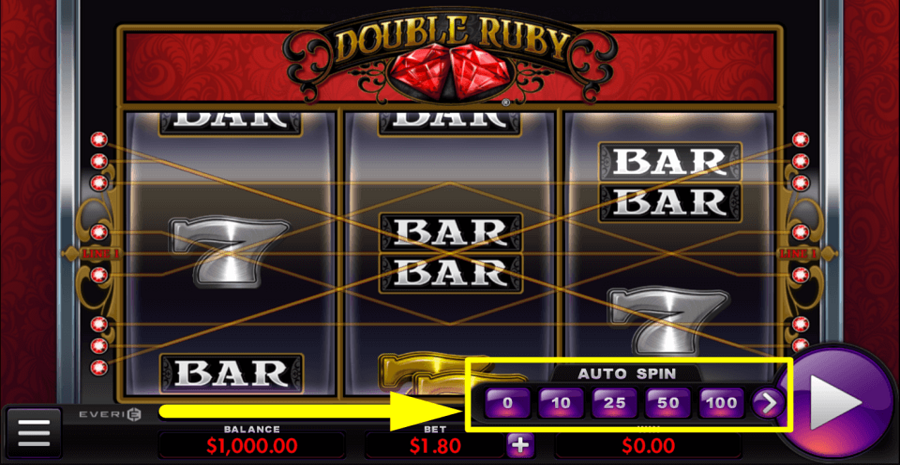 Double Ruby Autoplay Feature