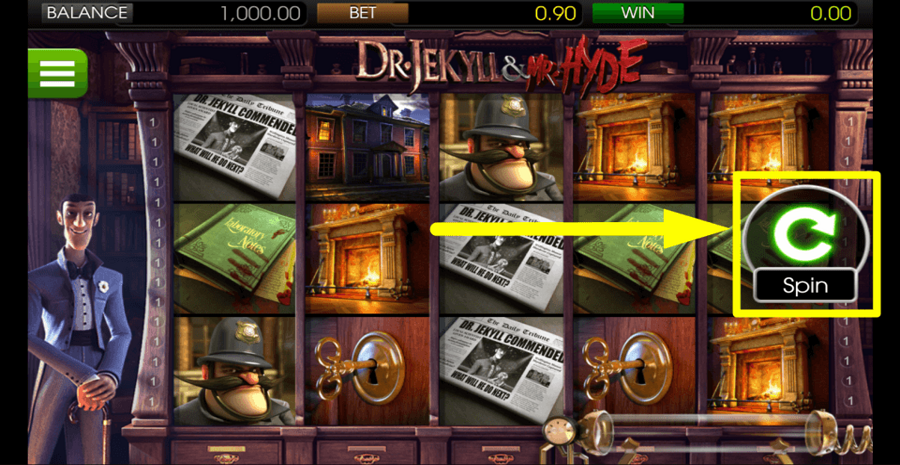 Dr Jekyll And Mr Hyde Spin Button