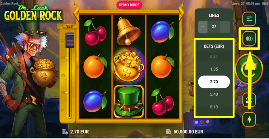 Dr Luck Golden Rock Bet Value