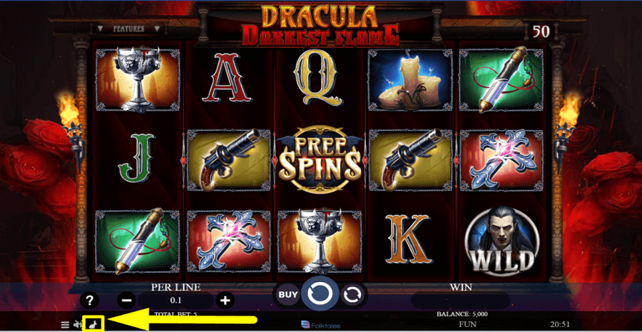 Dracula Darkest Flame Turbo Feature