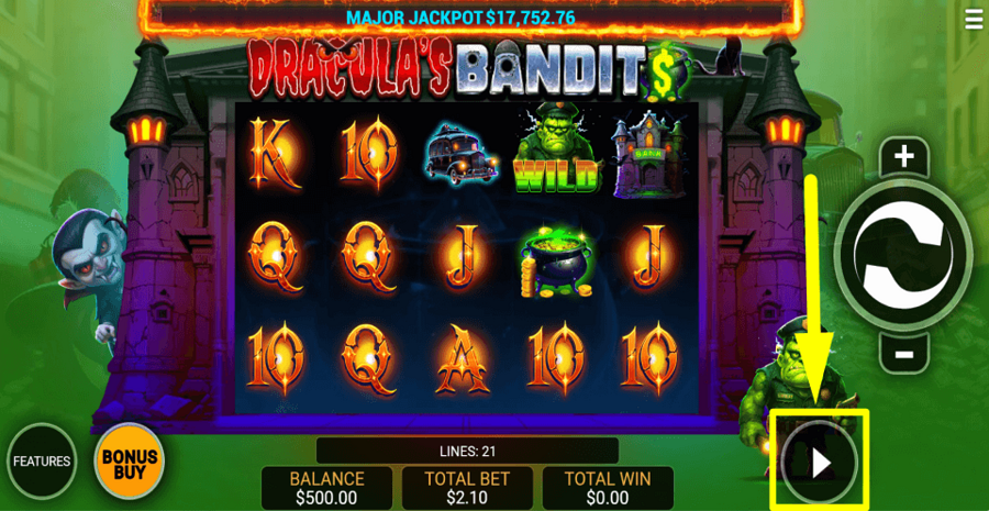 Draculas Bandits Autoplay Feature