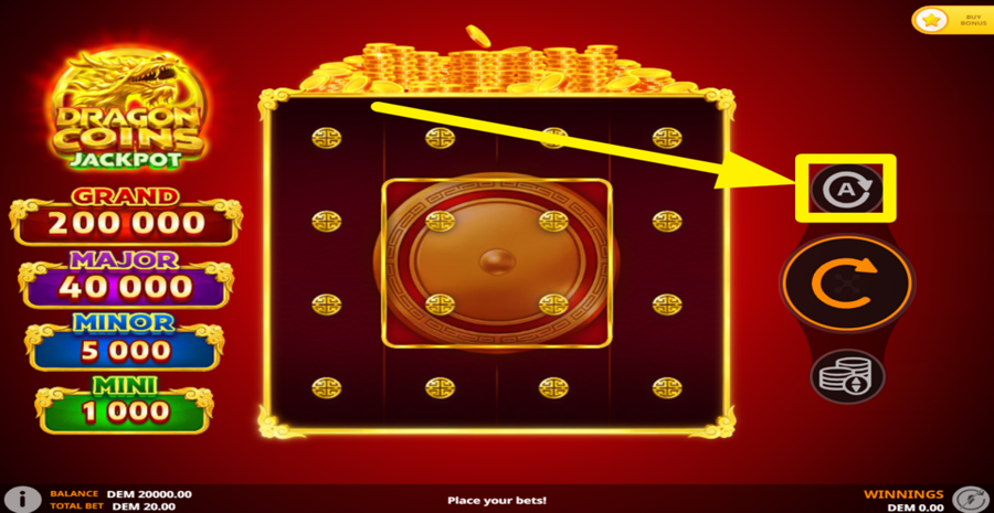 Dragon Coins Jackpot Autoplay