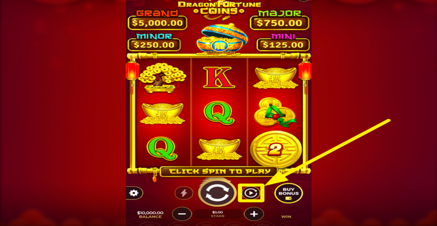 Dragon Fortune Coins Hold And Win Autoplay