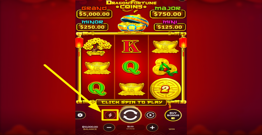 Dragon Fortune Coins Hold And Win Turbo