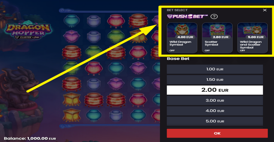 Dragon Hopper Push Bet