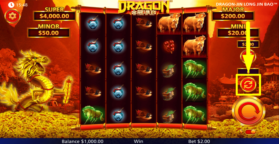 Dragon Jin Lon Lin Bao Autoplay Feature
