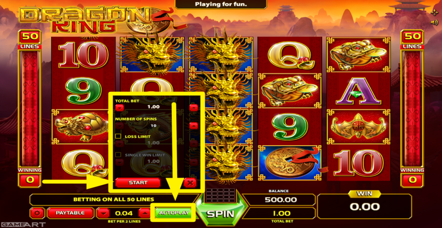 Dragon King Autoplay
