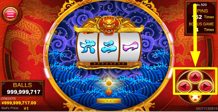 Dragon Pachinko Shoot Button