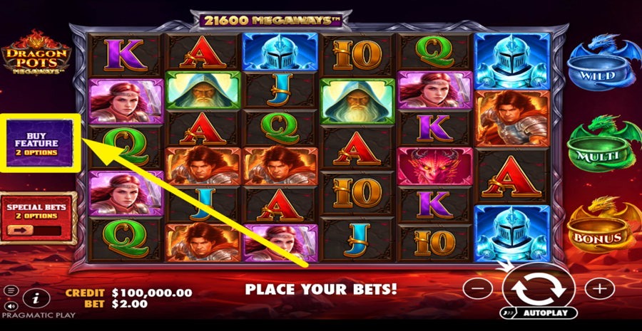 Dragon Pots Megaways Buy Bonus