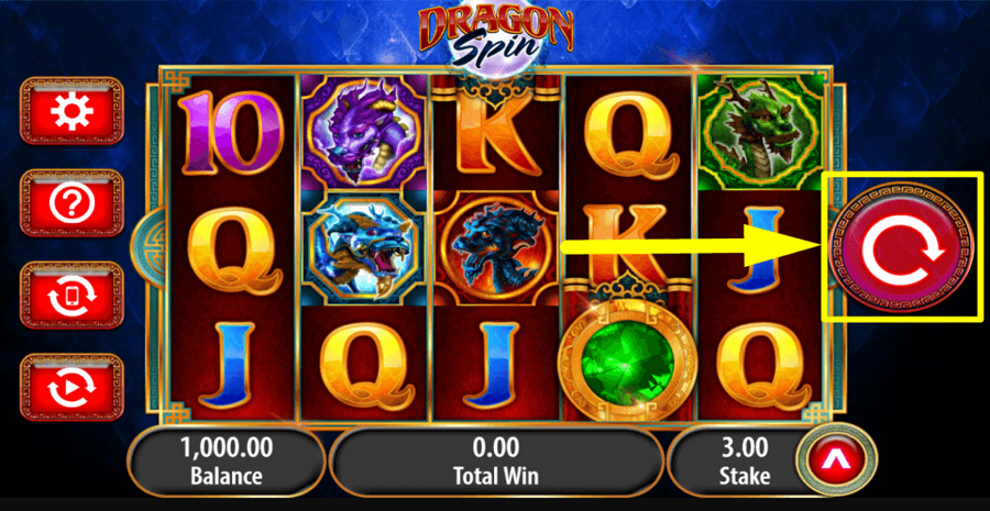 Dragon Spin Spin Button