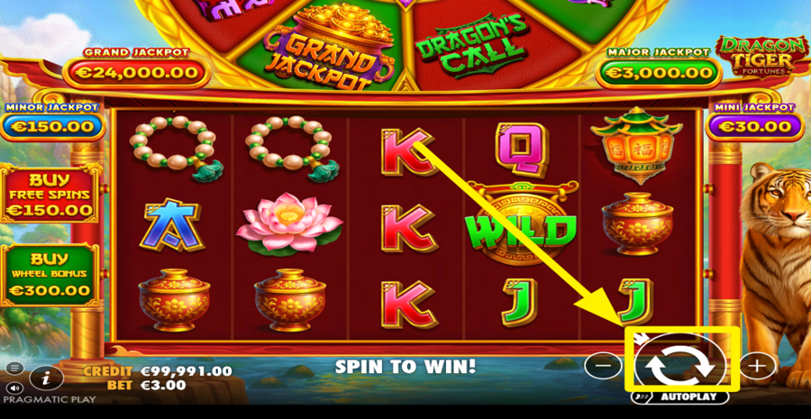 Dragon Tiger Fortunes Spin