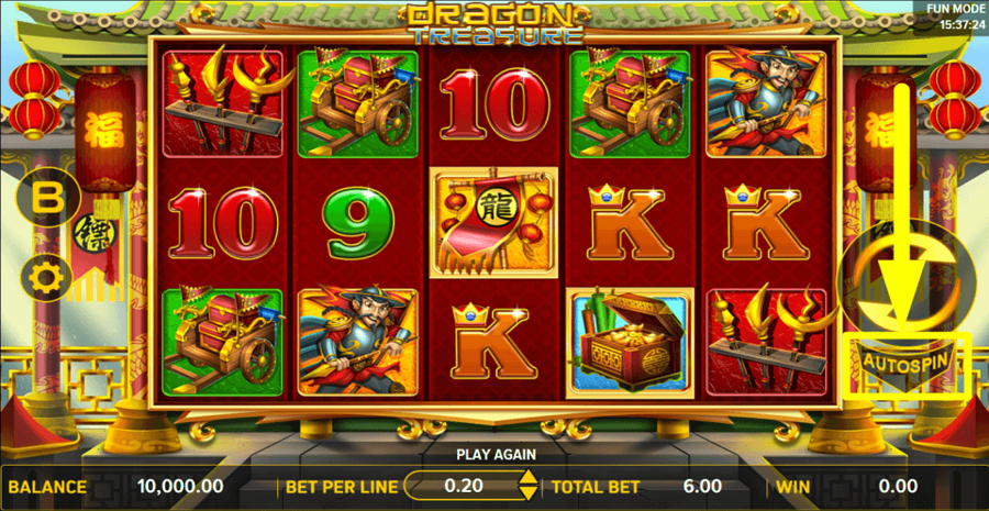 Dragon Treasure Autoplay Feature