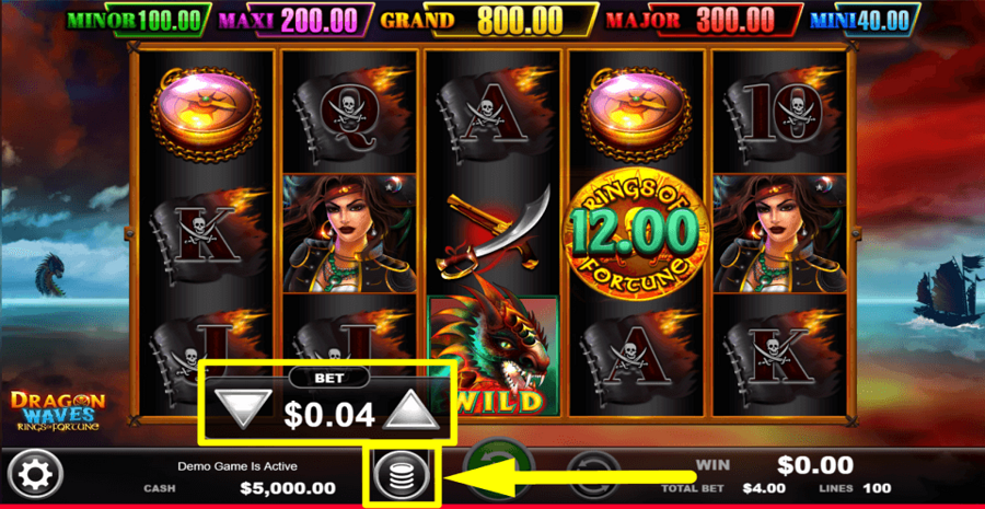 Dragon Waves Rings Of Fortune Bet Value