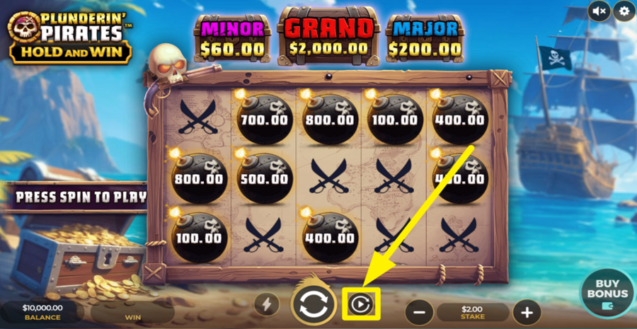Dragongaming Plunderin Pirates Hold And Win Autoplay