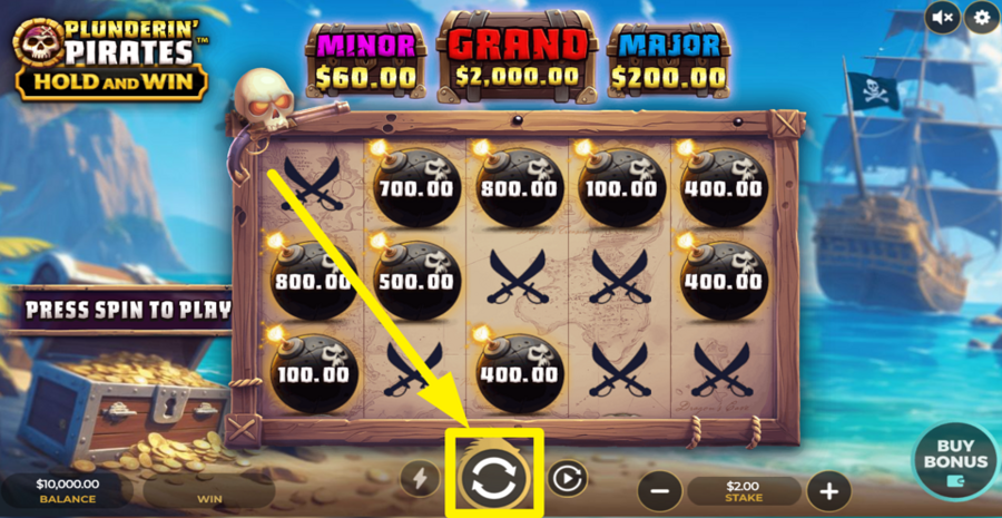 Dragongaming Plunderin Pirates Hold And Win Spin