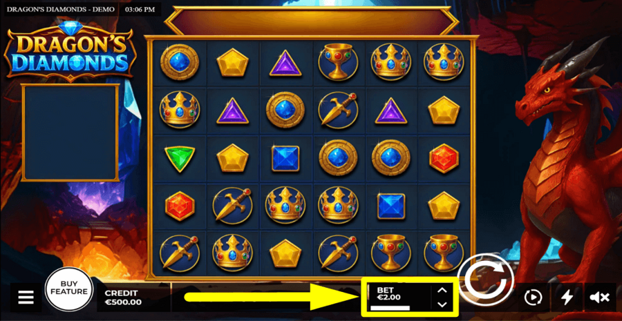 Dragons Diamonds Bet Value